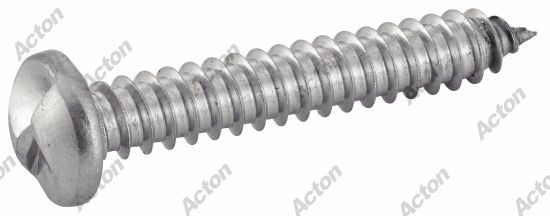 Vis à tôle tête cylindrique inviolable -one way-inox A2 - type DIN