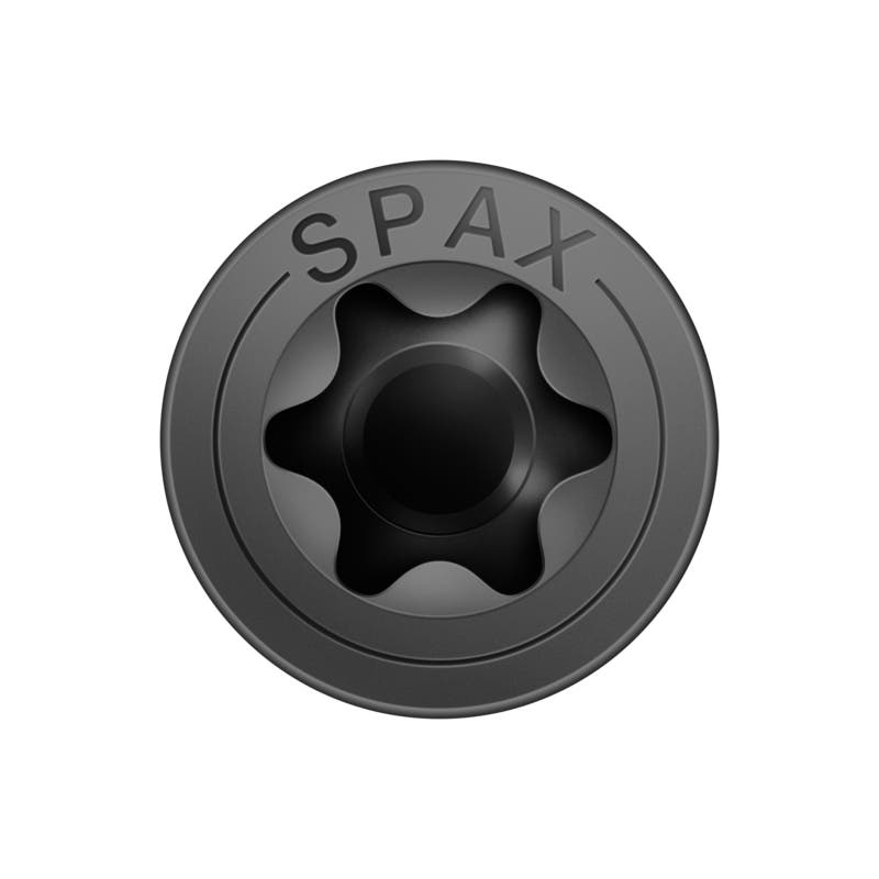 Vis universelle SPAX noir BLAX tête fraisée Ø 3–5 mm TX filet total 3