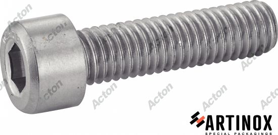 Vis tête cylindrique six pans creux DIN 912 inox A2 Acton