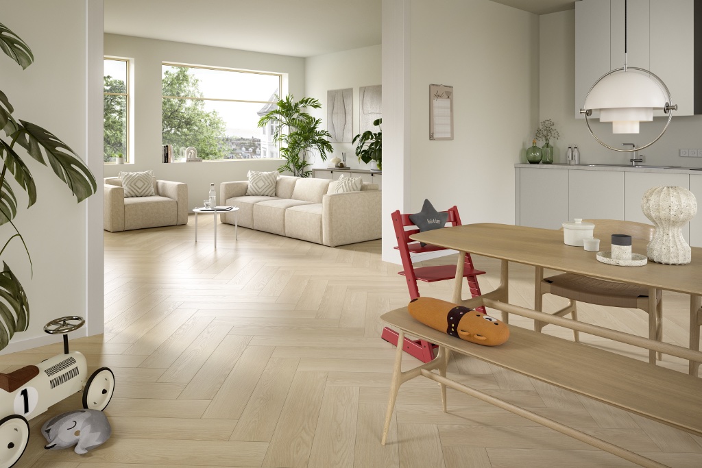 Lame de sol stratifié EGGER Sand Baronia Oak 2