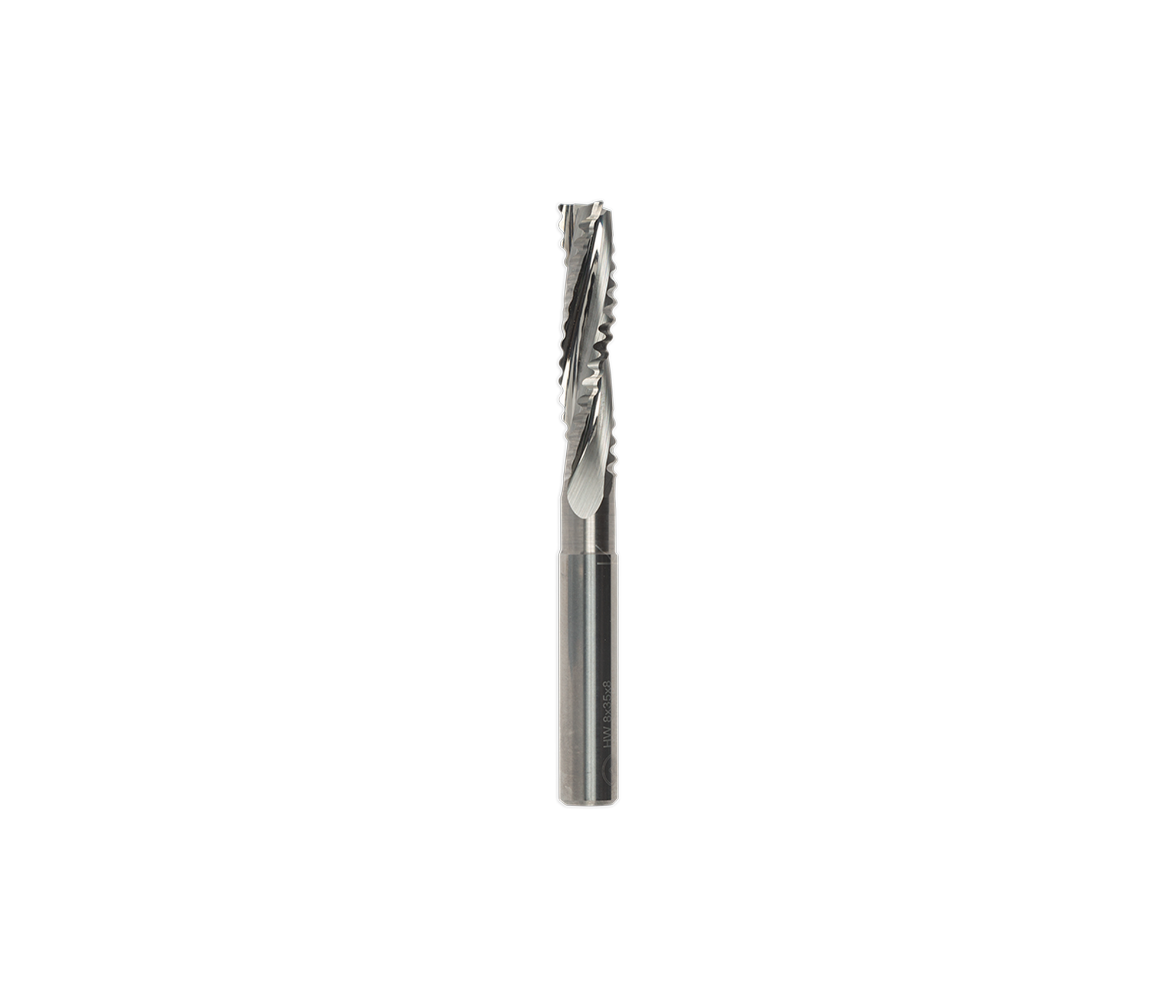 8 mm X 35 mm Fraise d'ébauche Shaper 2