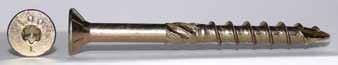 Vis de construction bois BWK acier bichromaté Ø 8 mm Torx 40