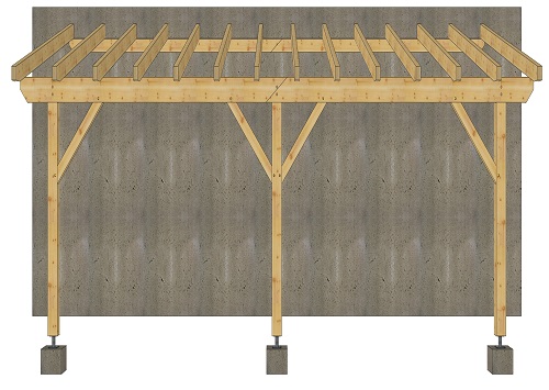 Carport en épicéa Granier 5