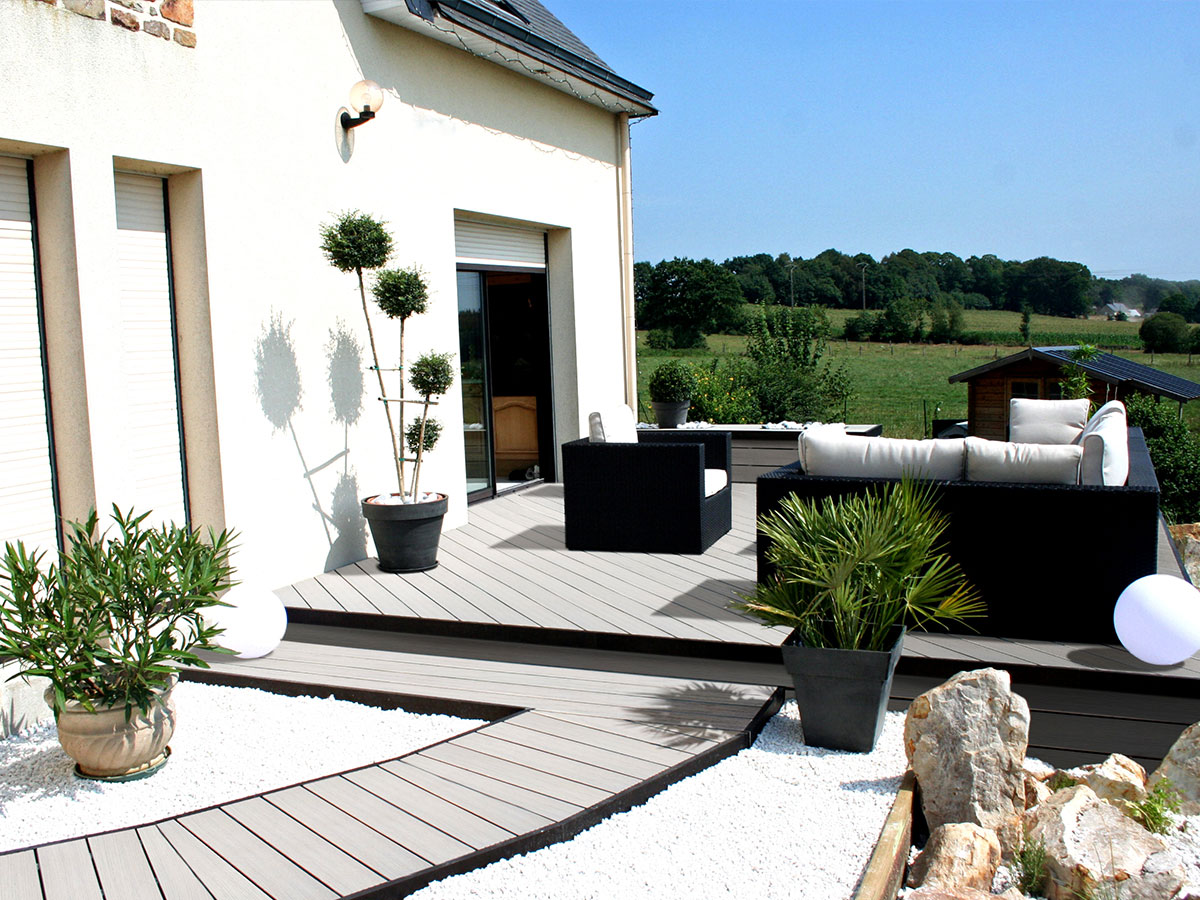 Terrasse Optima Plus Ecume 35