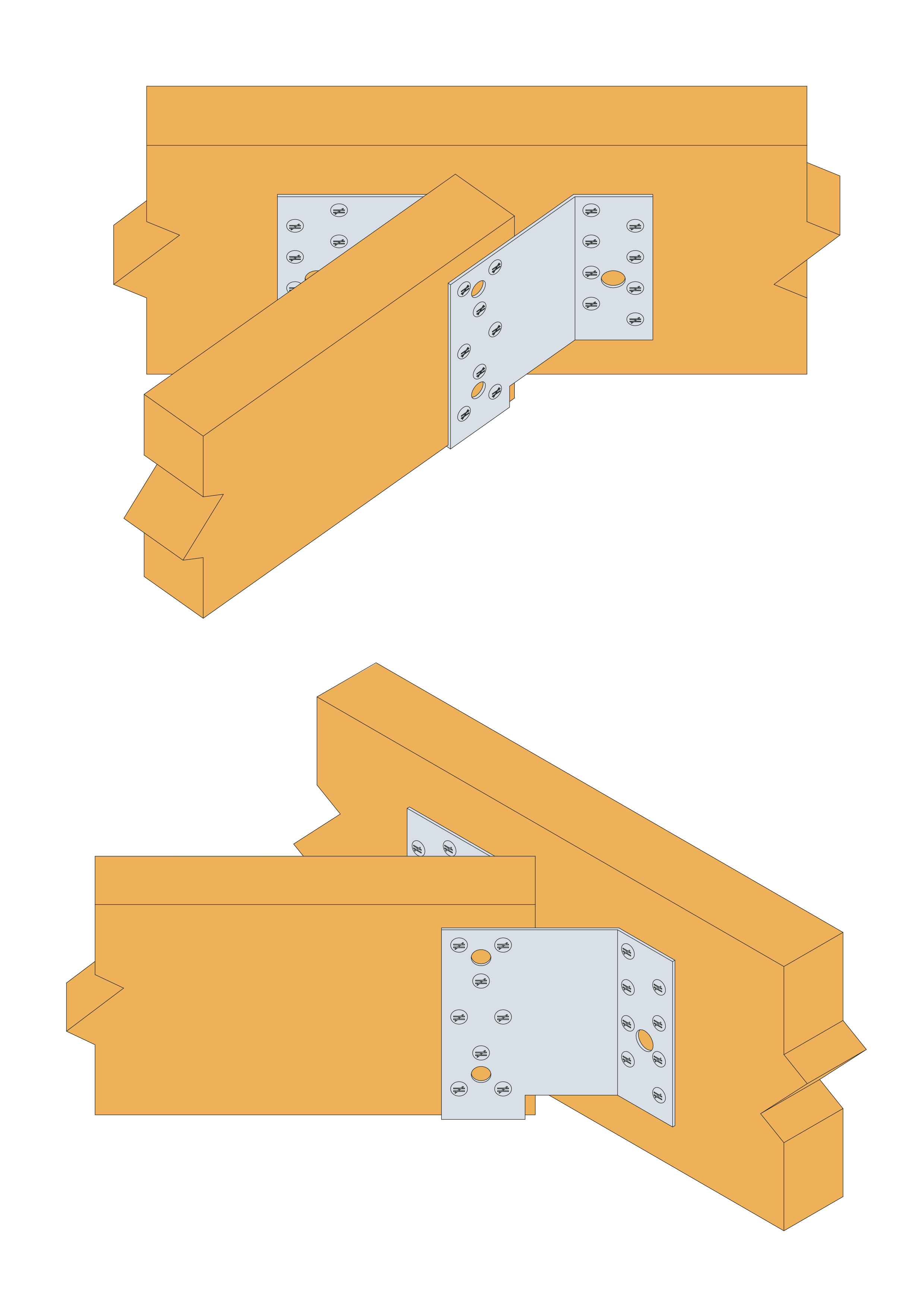 S45D/G Sabot à angle 45°