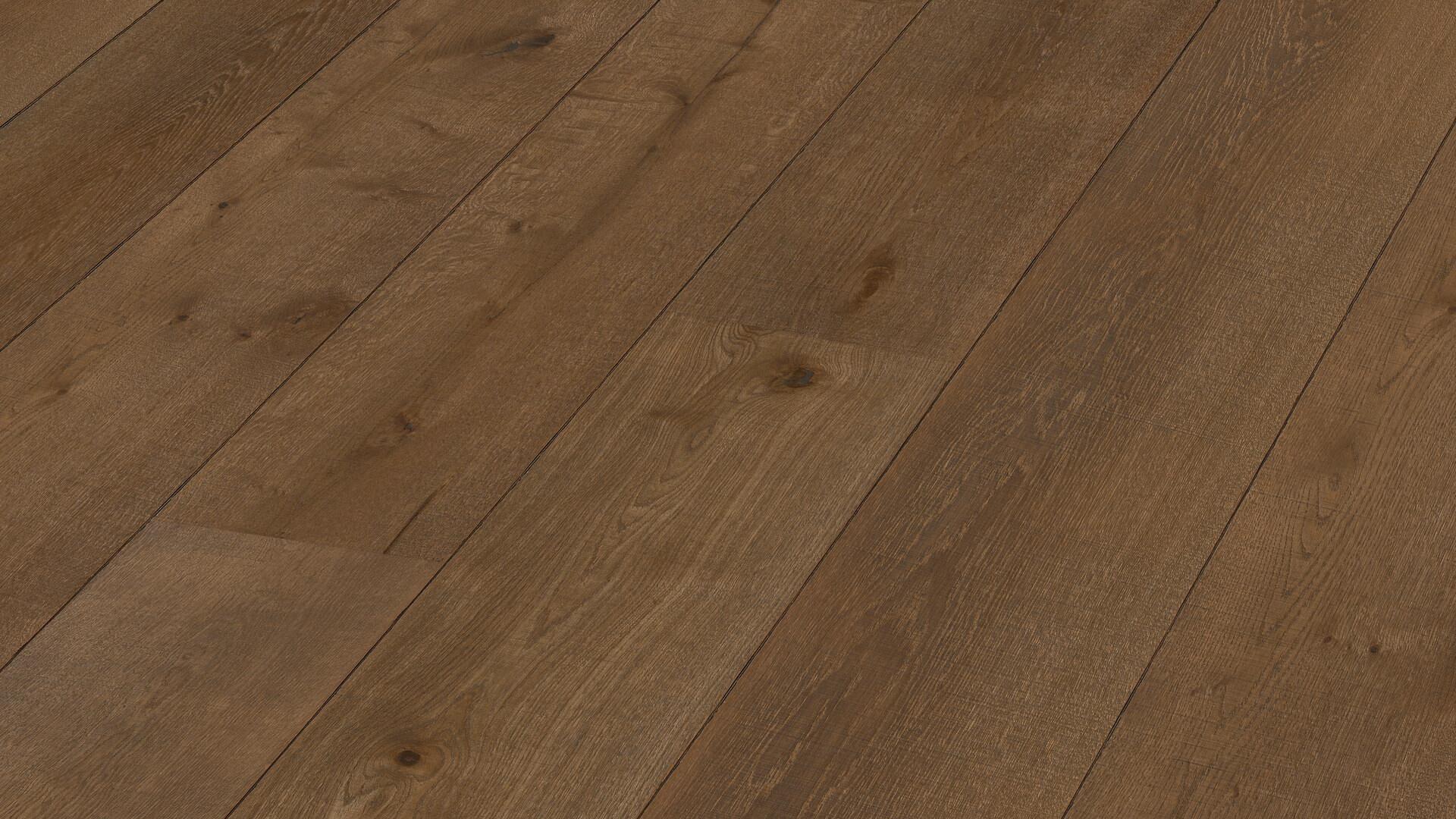 Lame de parquet contrecollé MEISTER Lindura HD 400 chêne Authentic olive grey oak