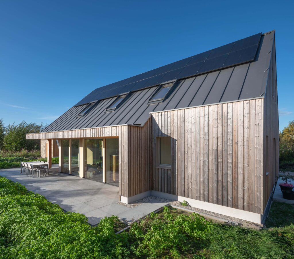 Une grange écoresponsable en bois Accoya