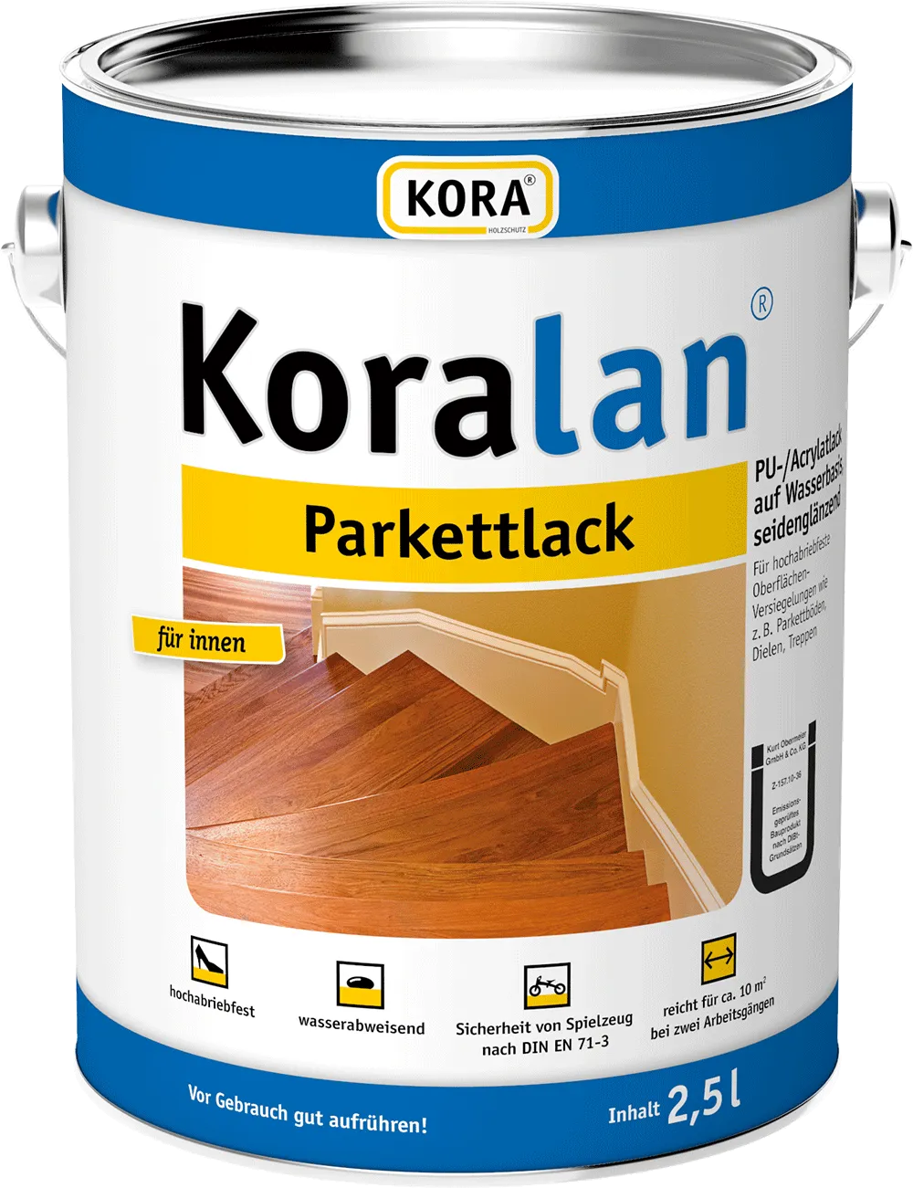 Vitrificateur parquet Koralan Parkettlack