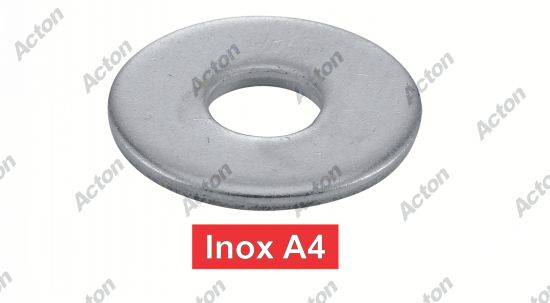 Rondelle plates larges inox A4 - DIN 9021 Acton