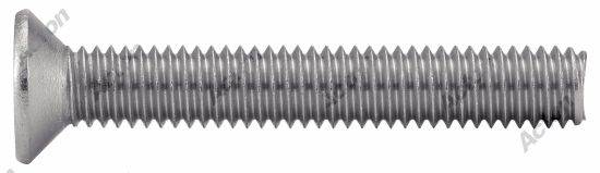 Vis à métaux tête fraisée inviolable -snake eyes- inox A2 Acton 2