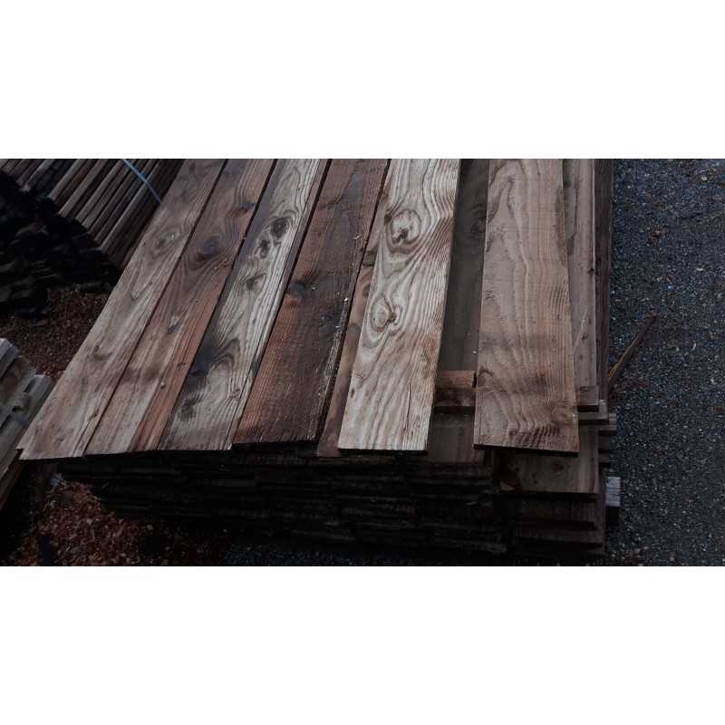 Planche Volige Liteau 18x60 Résineux Traité Autoclave Marron Cl. 3-4 Choix 2-3 en 2m 2
