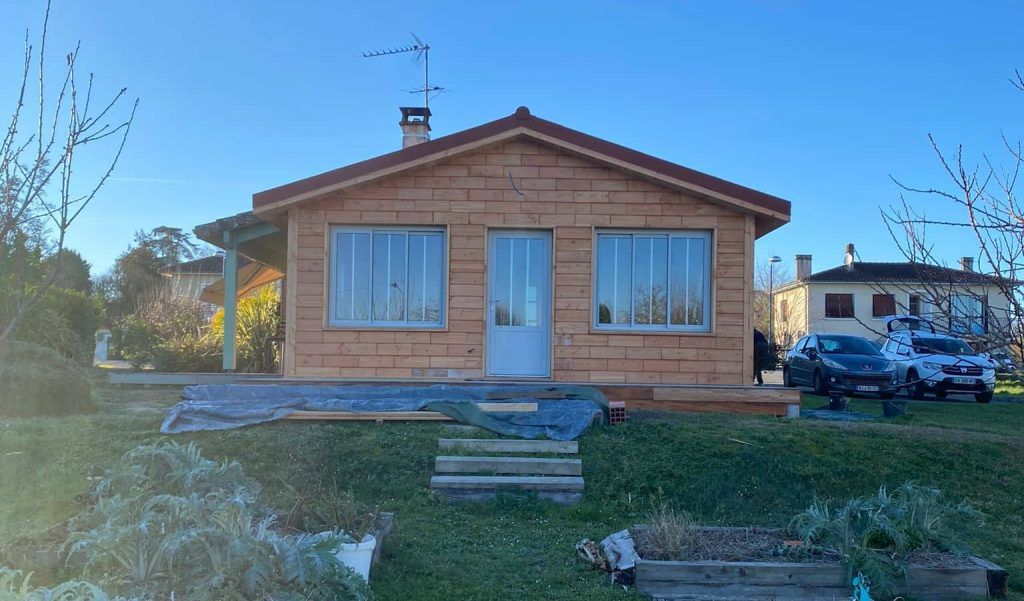 Extension de maison en kit en bois de 30m² – Gers