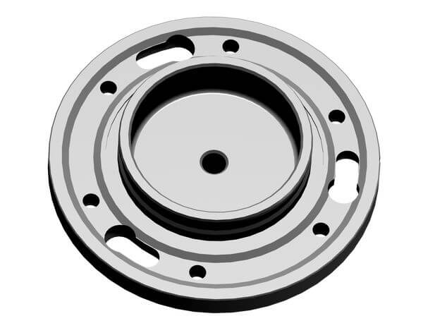 Flasques de montage pour systèmes de serrage Ø 140 mm - exécution 2