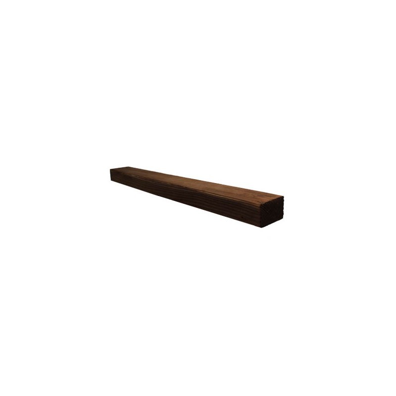 Traverse Paysagère Pin Traité Autoclave Marron Classe 4 Brut 100x200 mm 3 m 2
