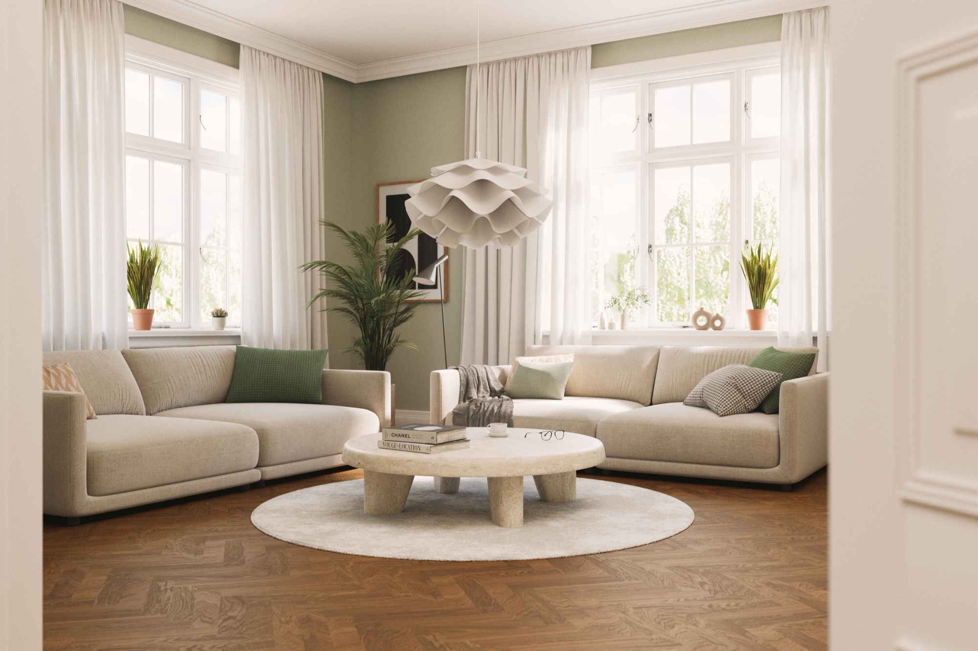 Parquet bâton rompu Bjelin Woodura Sandviken chêne Terra Brown classique 2