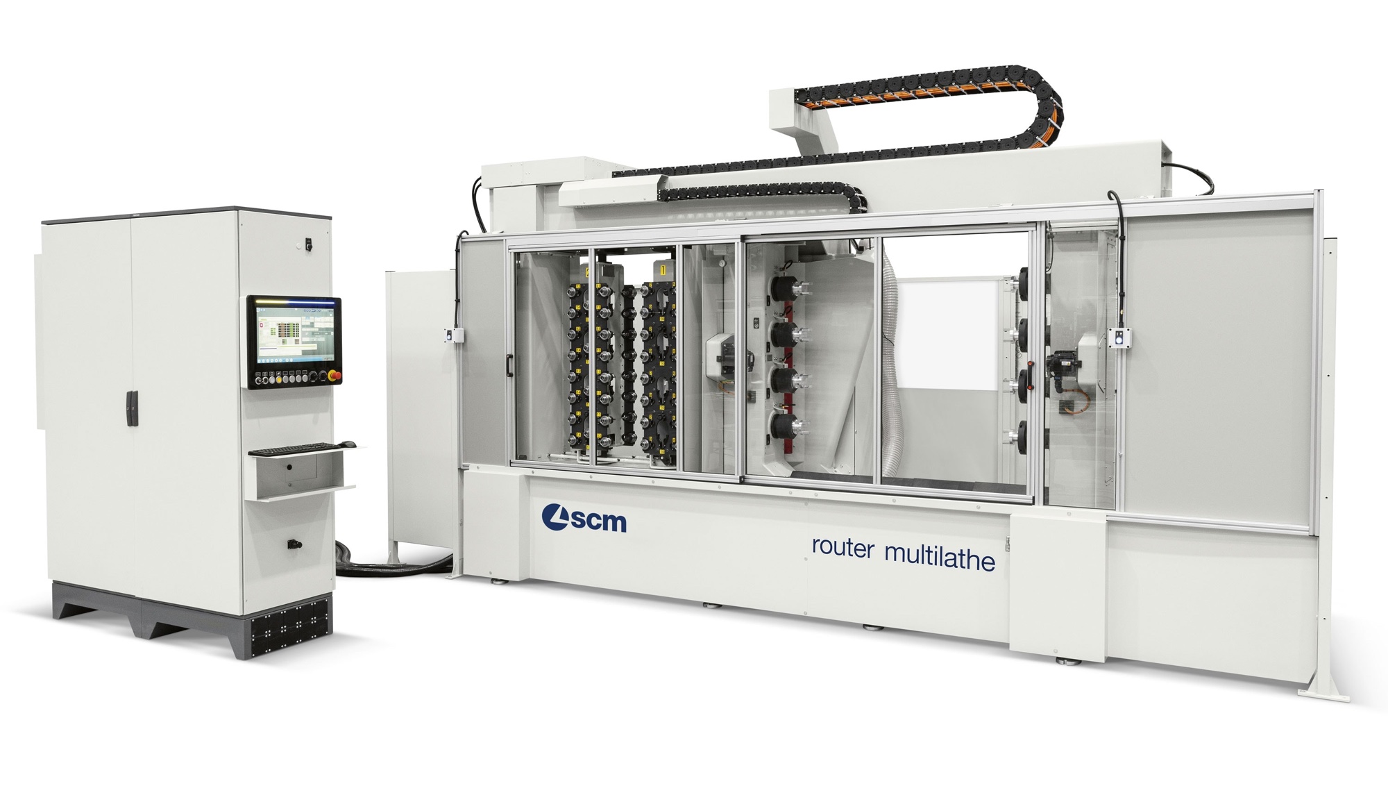 Centre d'usinage multibroches SCM Router Multilathe