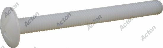 Vis nylon tête ronde large -poêlier- fendue type NFE 25129 Acton