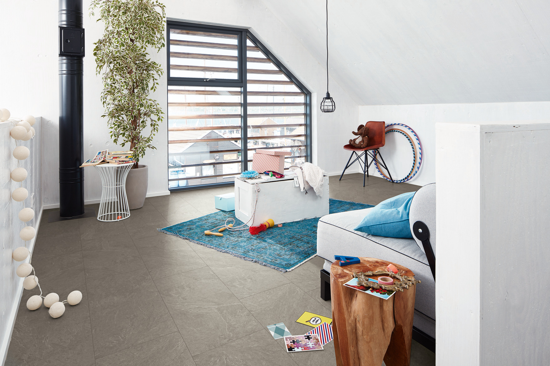Sol stratifié Meister LB 150 Slate grey 06136