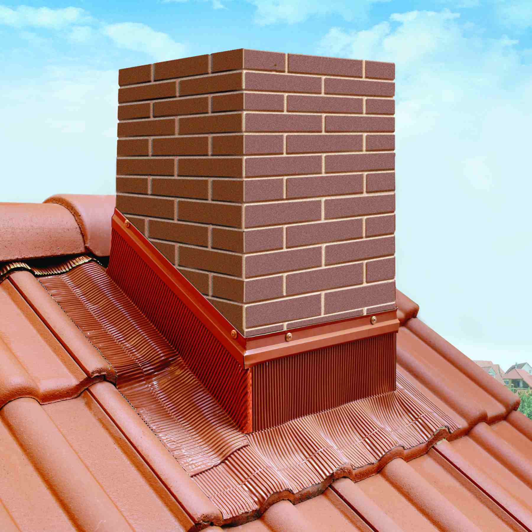 Bande d'étanchéité BWK Ecowaflex alu plissé pour solins 2