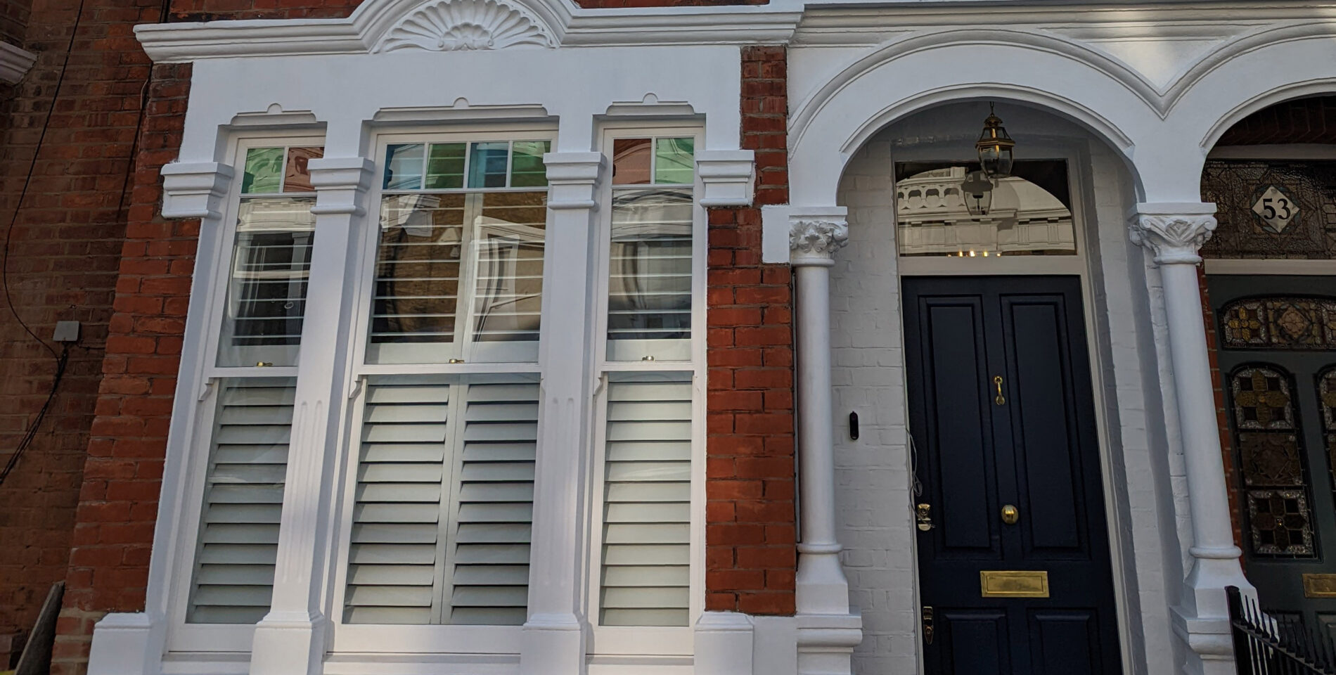 Fenêtres à guillotine pour une maison londonienne