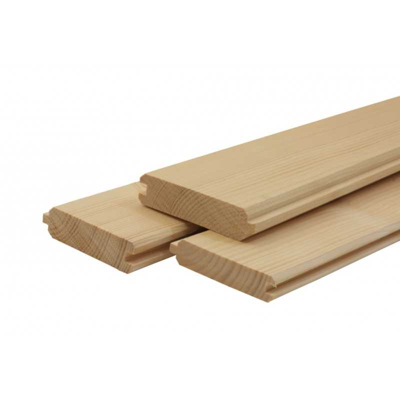 Lame à volet Douglas Traité Autoclave marron 27x80mm Choix 3-4 3m