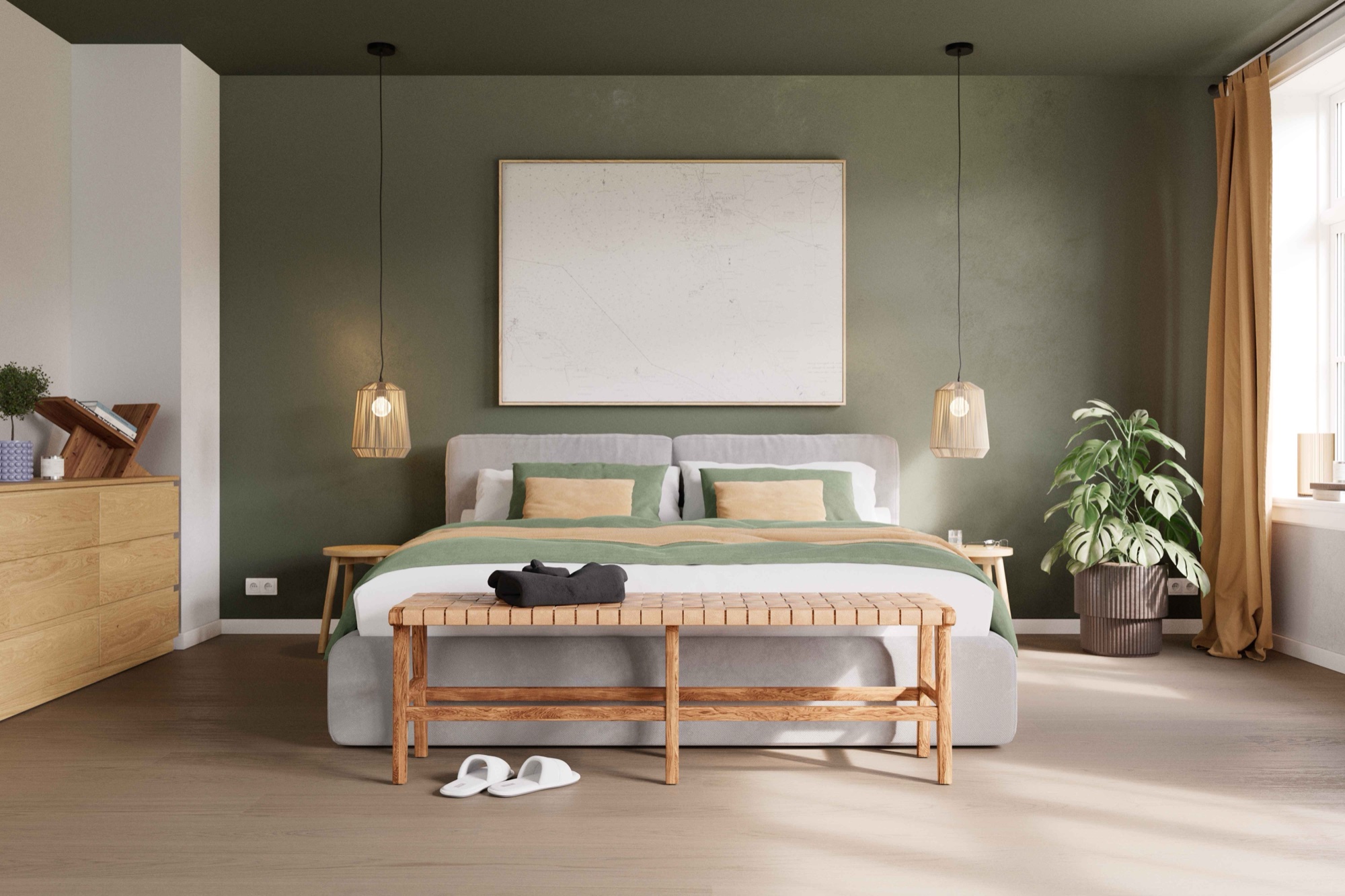 Lame de parquet hybride Bjelin Woodura Haradal chêne Mineral Grey 2