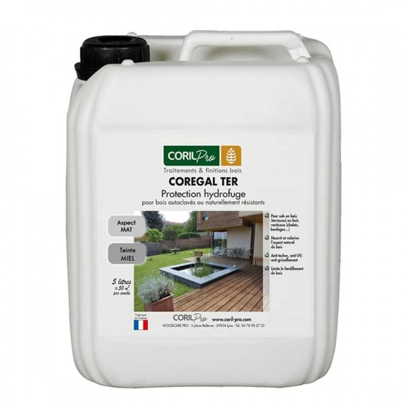 Huile / Saturateur COREGAL TER pour Terrasse et Bardage Bois