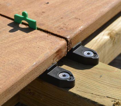 Fixation invisible pour terrasse bois FIXEGO 19 à 25mm 2