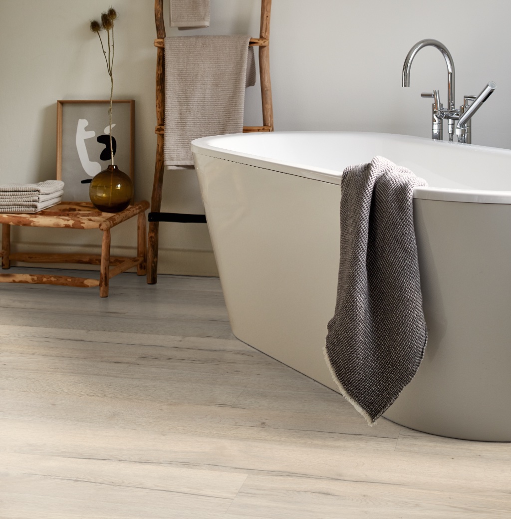 Lame de sol rigide EGGER AquaDura White Halifax Oak 2