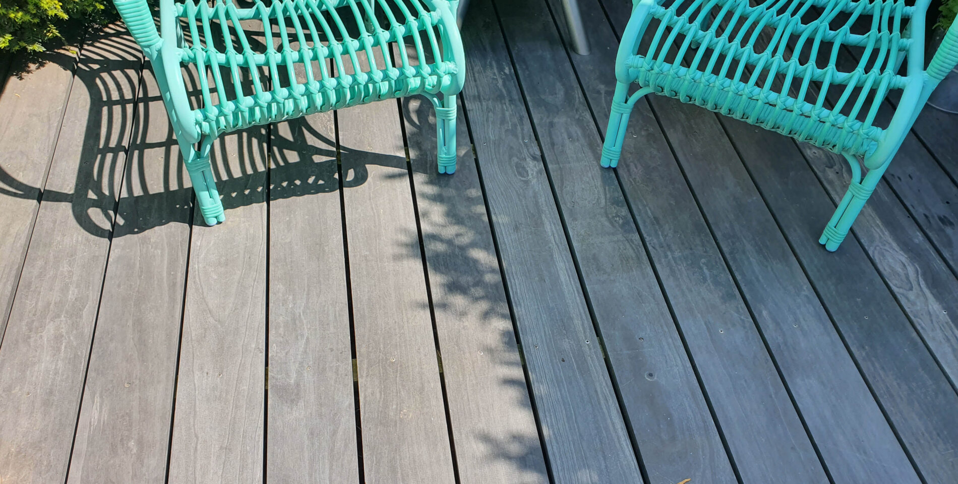 Une oasis de jardin avec une terrasse Accoya Color Grey
