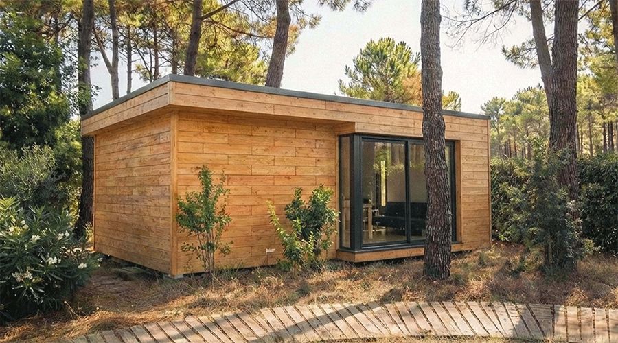 Studio de jardin en bois Brikawood 20 m² 3