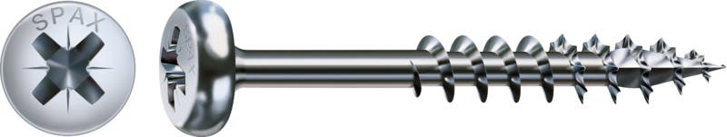 Vis universelle SPAX WIROX tête ronde Ø 5 mm