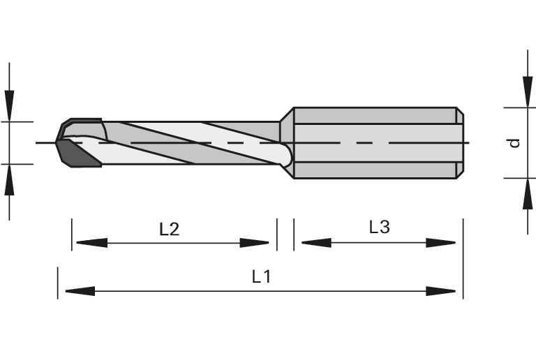 Mèches à tourillonner DP LEUCO