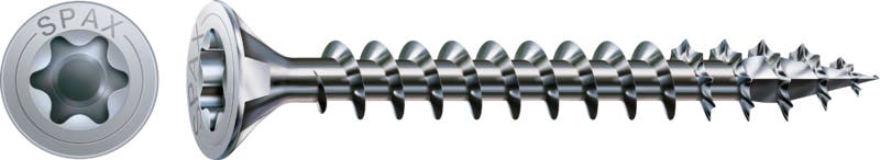 Vis de pose SPAX WIROX tête fraisée Ø 4.5 mm TX filet total