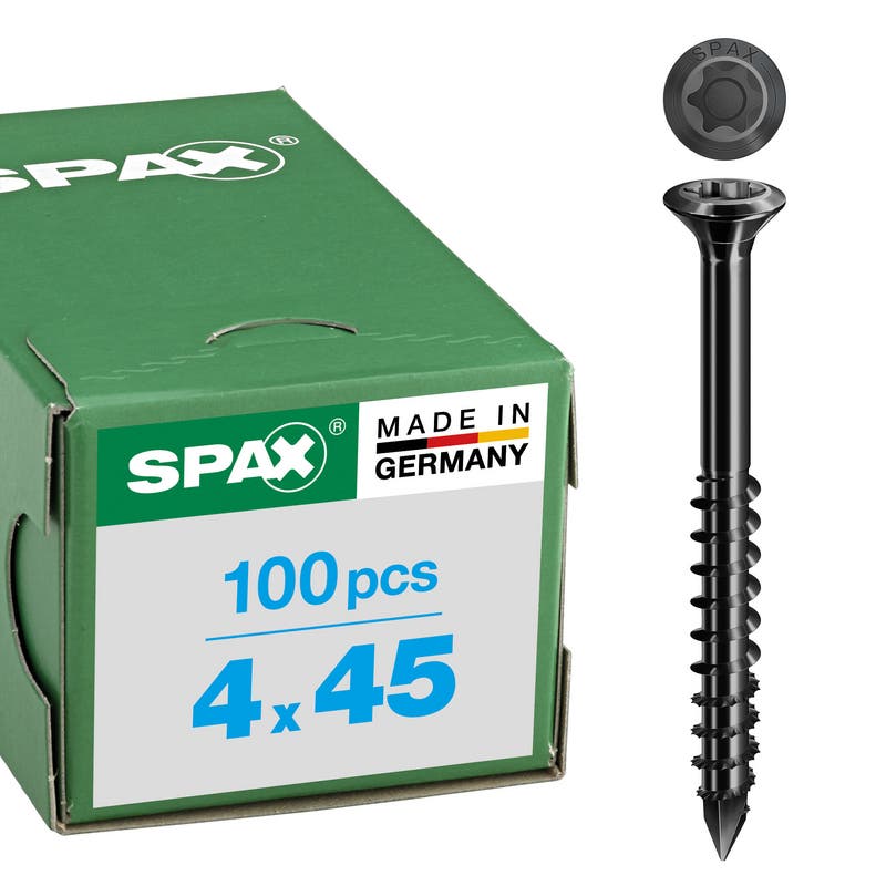 Vis pour façade SPAX noir BLAX tête petite tête bombée Ø 4 mm 2