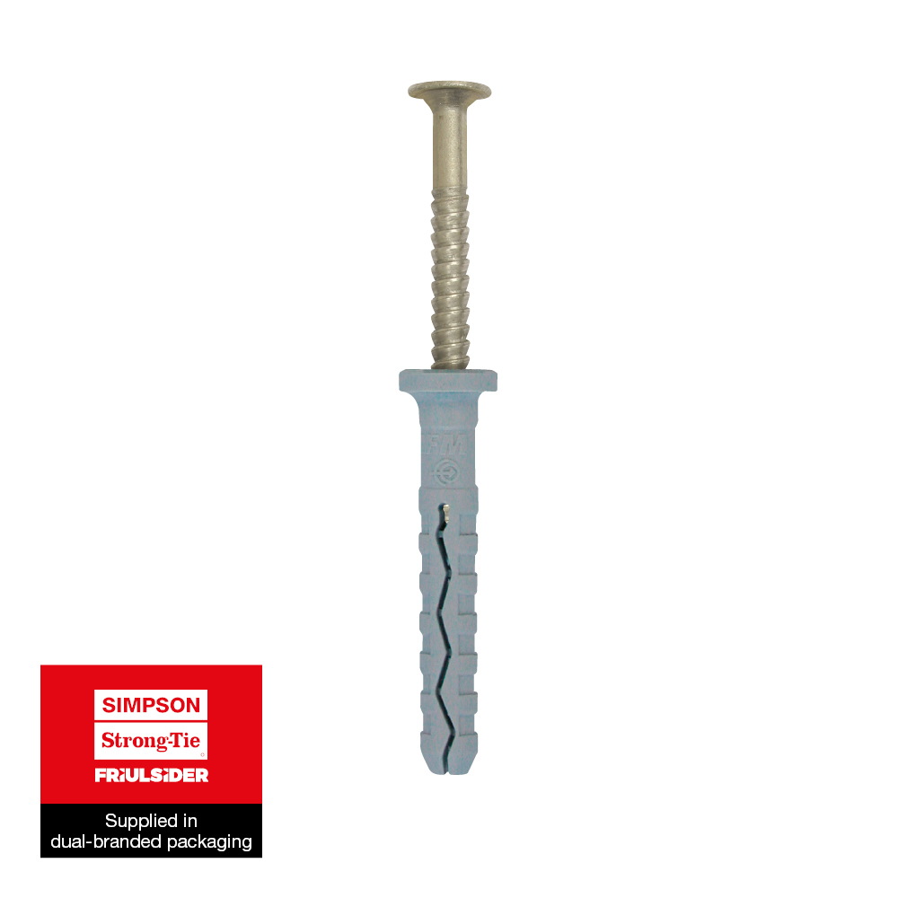TPP A2 Cheville à frapper à collerette plate - Inox A2 2