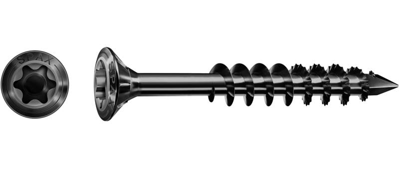 Vis pour façade SPAX noir BLAX