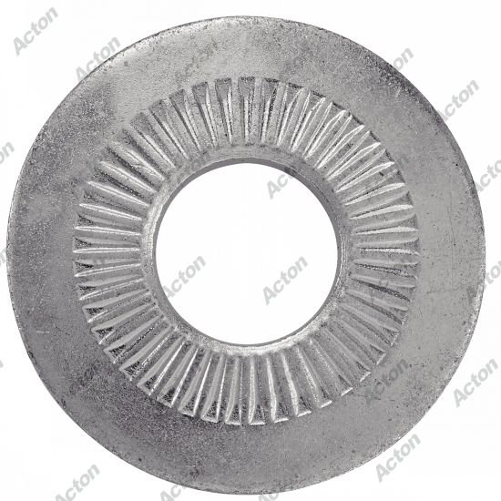 Rondelle -contact- serie large acier zingué blanc - NFE 25511 Acton 2