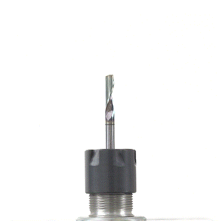 Fraise CNC Yeti Tool 1 dent montante carbure DLC aluminium 3