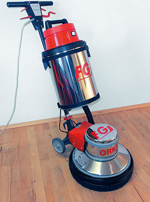 Ponceuse monobrosse à parquet Orkan 406 mm 2