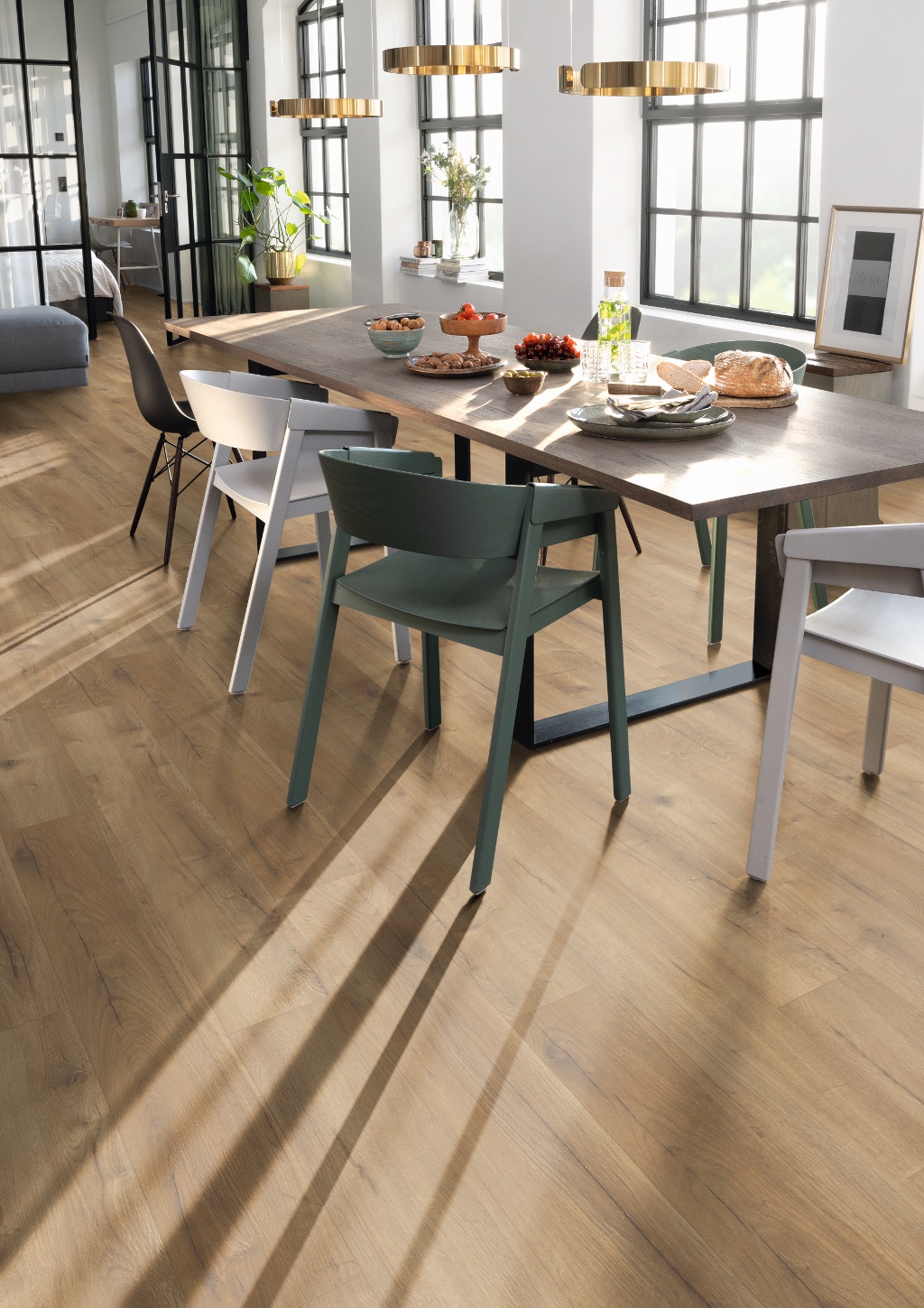 Lame de sol stratifié EGGER Honey Loja Oak 2