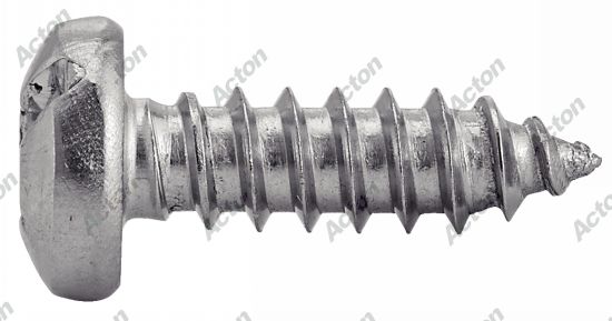 Vis à tôle tête cylindrique empreinte carrée fendue forme c inox A2 2