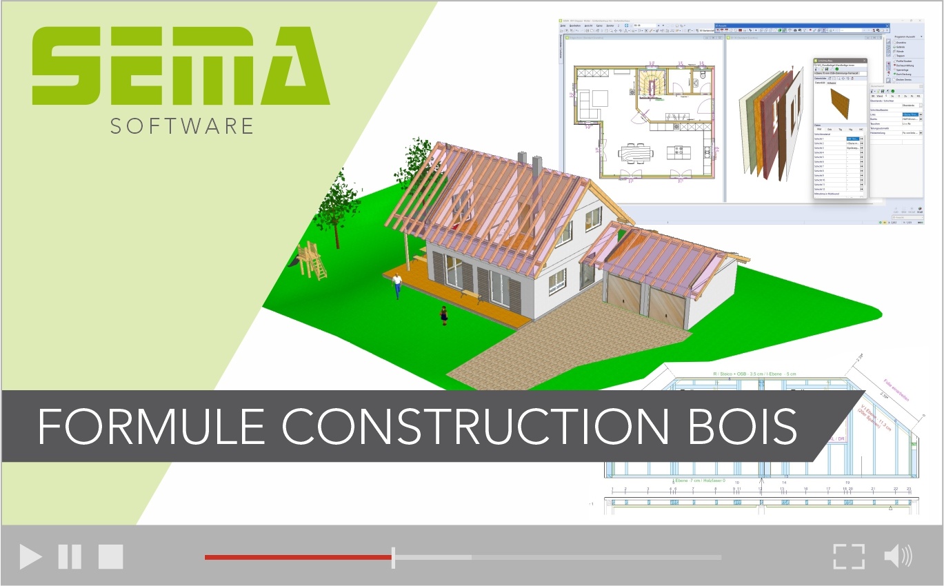 Logiciel CAO/FAO SEMA Construction bois