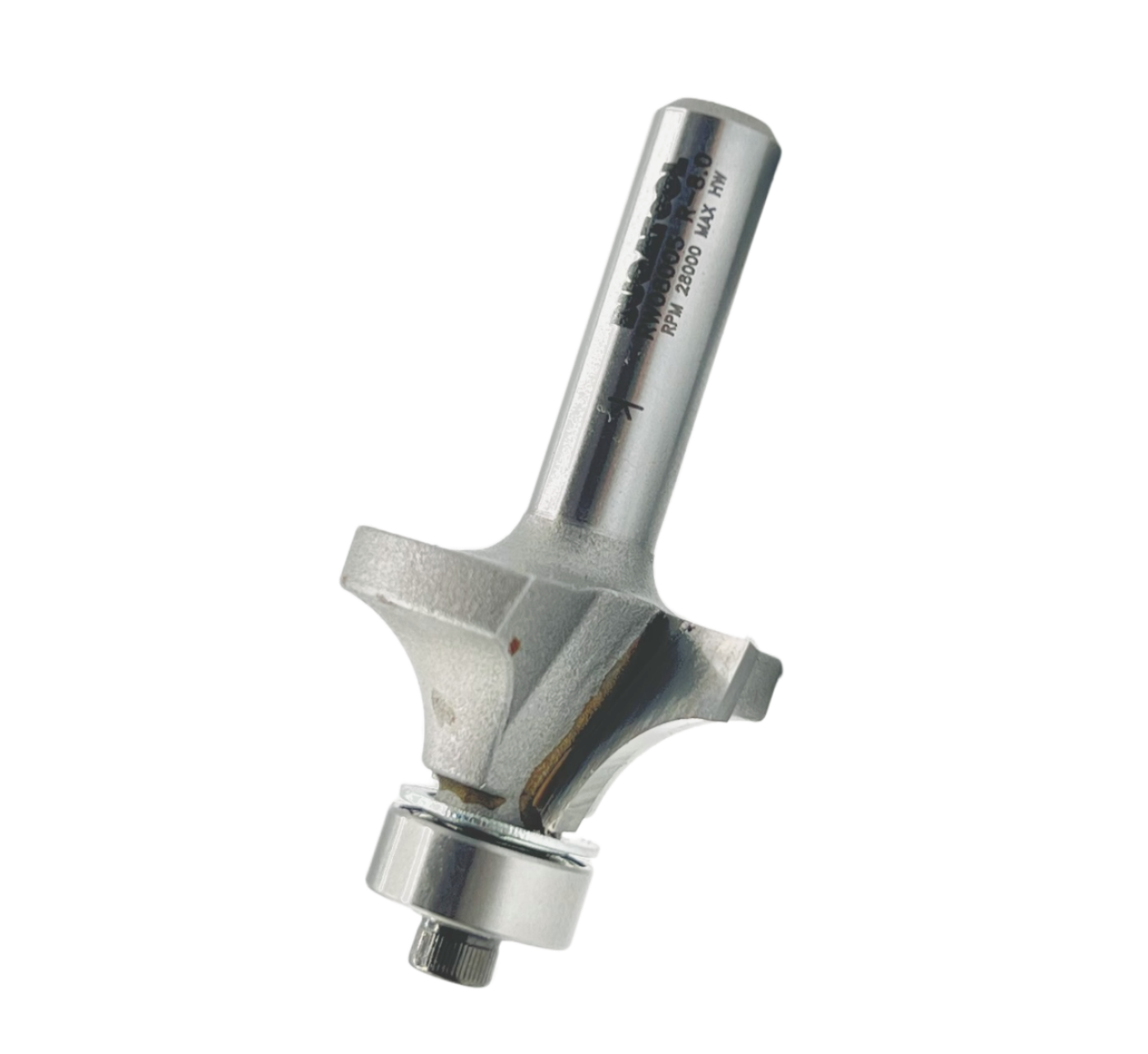 Fraise industrielle à rayon de 8 mm, 2 lames et queue S8 3