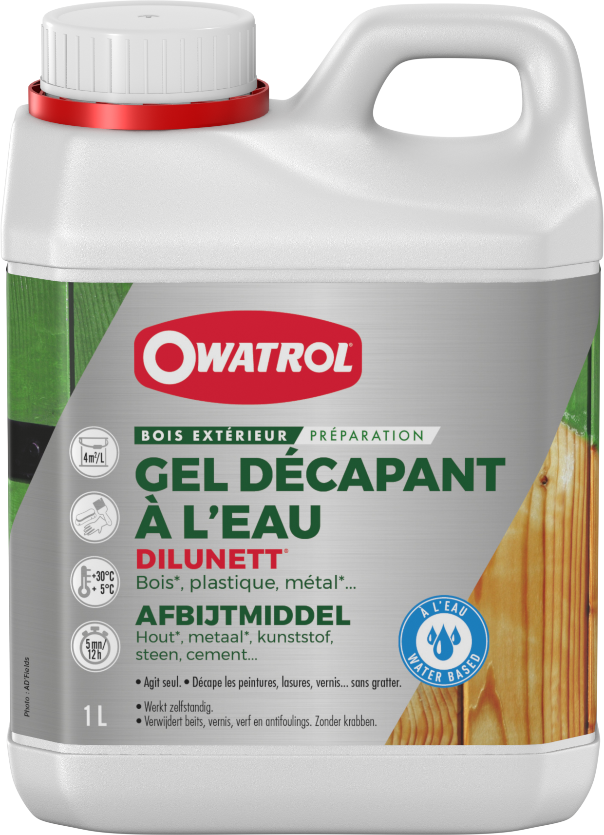 Décapant gélifié à l'eau Owatrol Dilunett