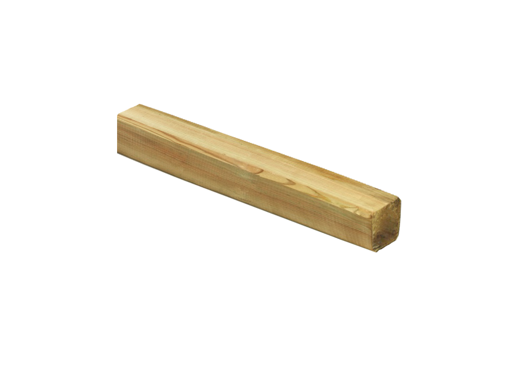 Lambourde bois pin classe 4 pour terrasse 45 x 70 et 45 x 95 mm