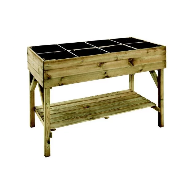 Potager sur pieds 8 cadres en bois
