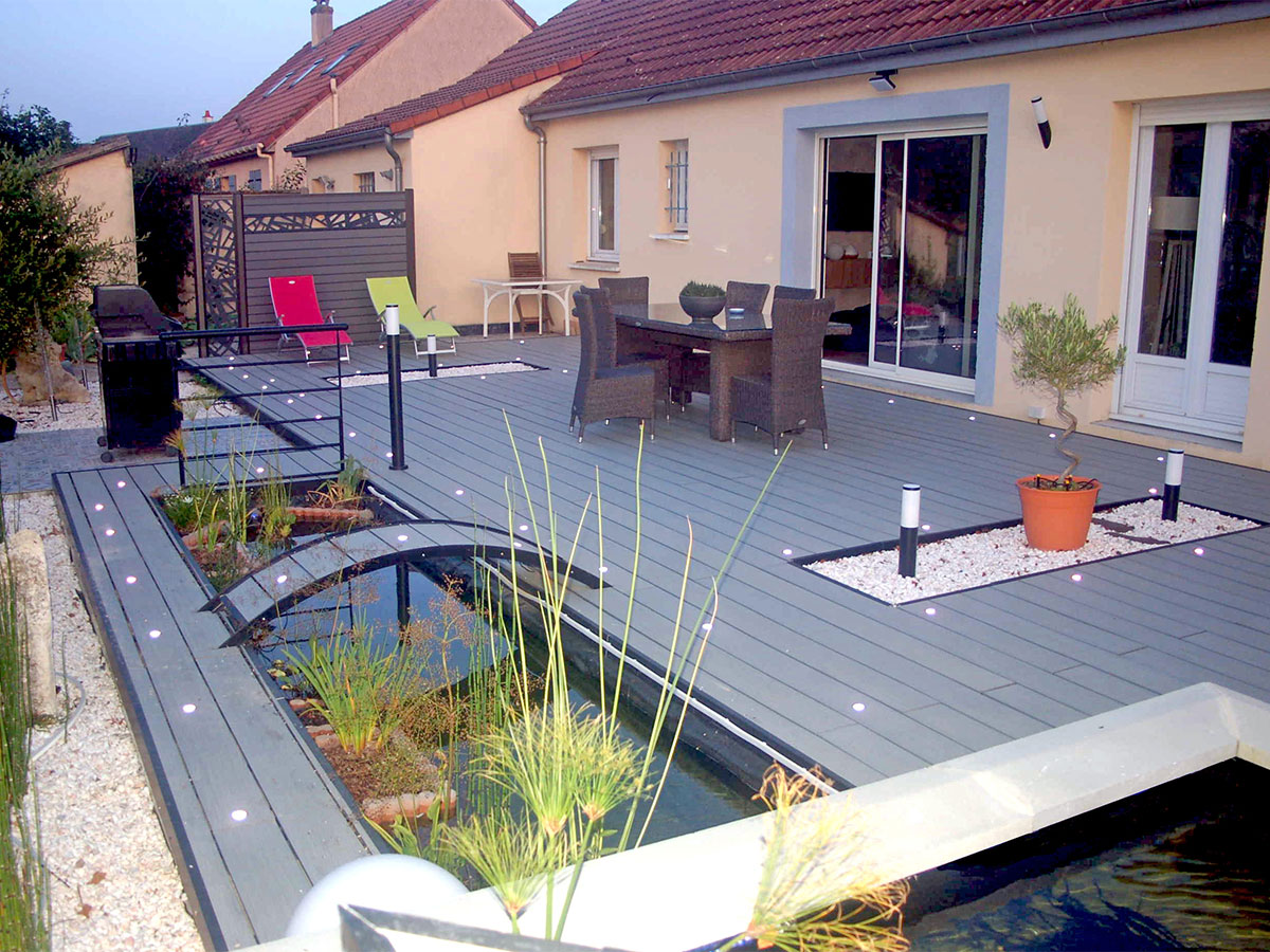 Terrasse Optima Plus Basalte 40