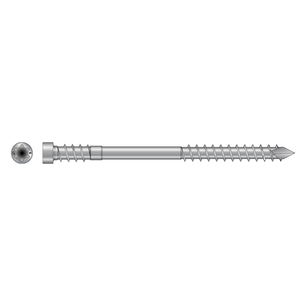DSPROA2 Vis terrasse bois durs - Inox A2 2