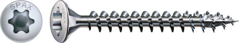 Vis universelle SPAX WIROX tête bombée Ø 3.5–4.5 mm